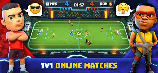 Gameplay screenshot 1 from Goal Battle - Soccer Games - Sports game